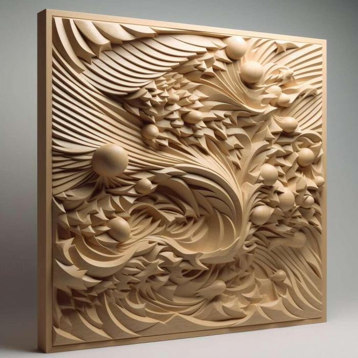 نموذج ثلاثي الأبعاد لآلة CNC 3D Art 